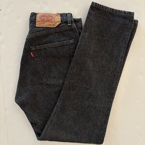 Men's Levis 510 Black Straight Jeans Size 31-32
